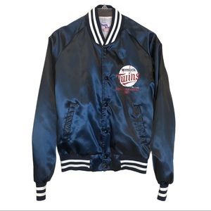 Vintage Chalk Line Minnesota Twins 1987 MLB World Champions  Satin Jacket